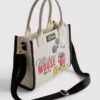 Disney's mickey and friends faux leather tote bag