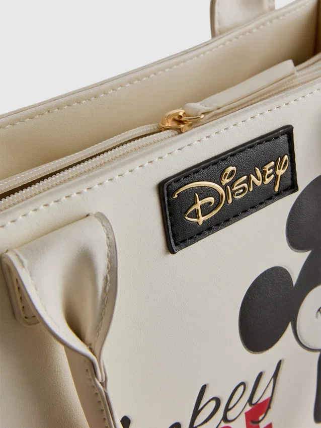 Disney's mickey and friends faux leather tote bag