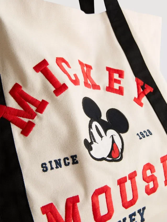 Disney's mickey and friends xl graphic canvas bag