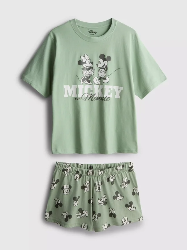 Disney's mickey & minnie mouse shorty pajamas