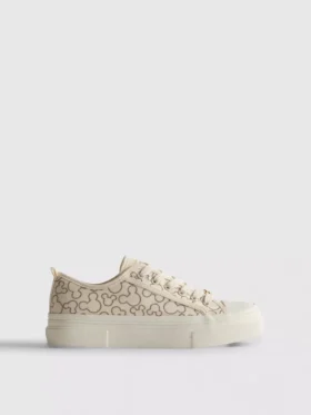 Disney's mickey mouse canvas platform sneakers