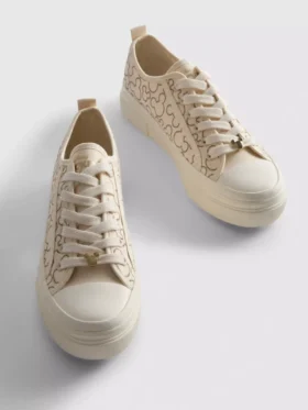 Disney’s mickey mouse canvas platform sneakers