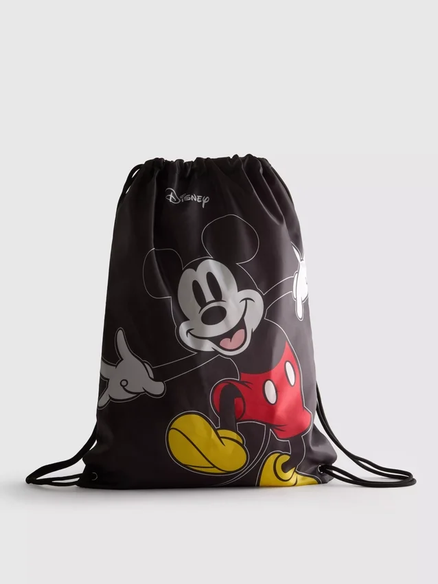 Disney's mickey mouse graphic drawstring bag