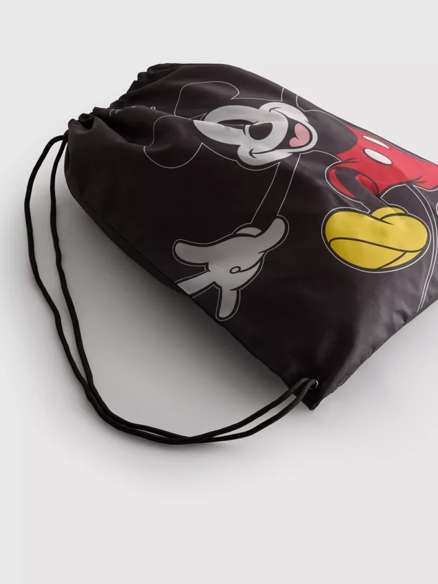 Disney's mickey mouse graphic drawstring bag