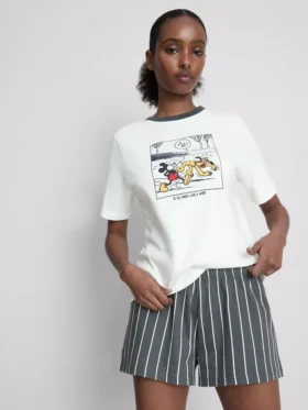 Disney’s mickey mouse graphic shorty pajamas