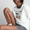 Disney's mickey mouse graphic shorty pajamas