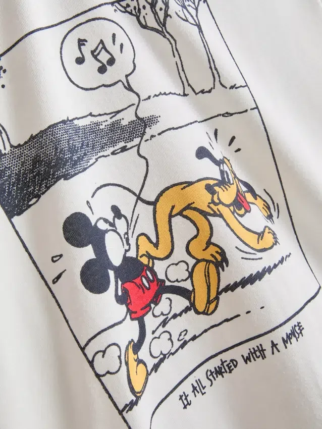 Disney's mickey mouse graphic shorty pajamas