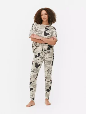 Disney's mickey mouse retro comic pajama leggings