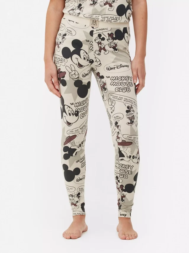 Disney's mickey mouse retro comic pajama leggings