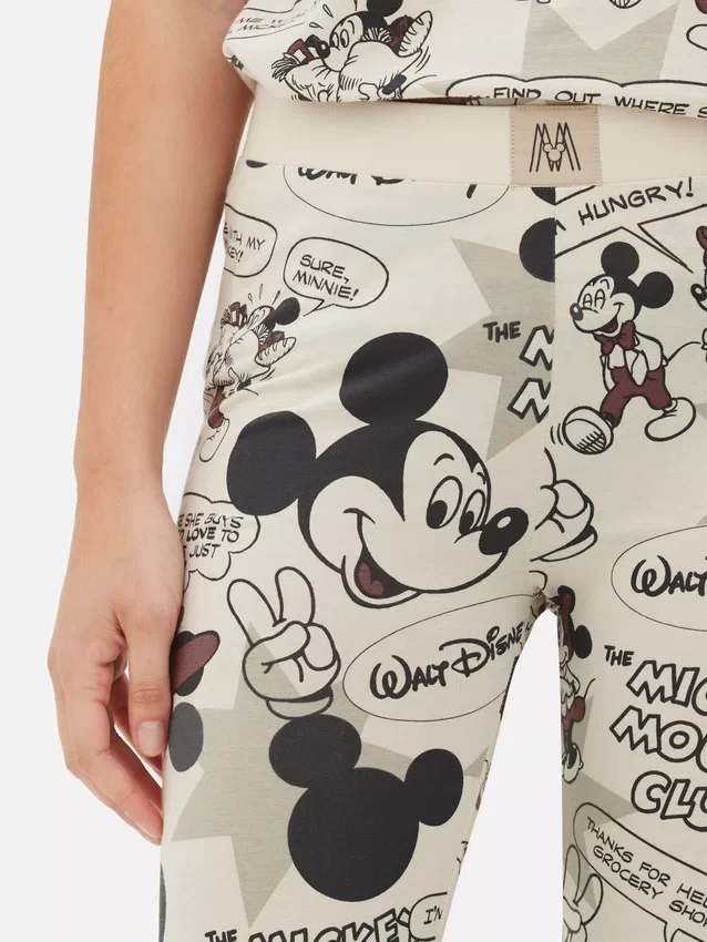Disney's mickey mouse retro comic pajama leggings