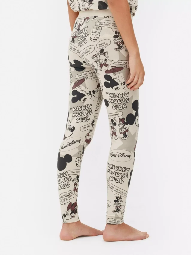 Disney's mickey mouse retro comic pajama leggings