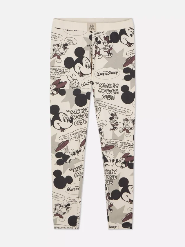 Disney's mickey mouse retro comic pajama leggings