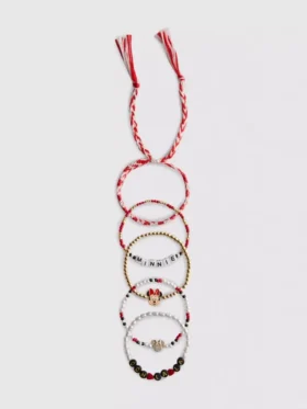 Disney's minnie mouse bracelet set