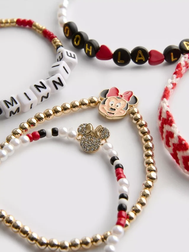 Disney's minnie mouse bracelet set