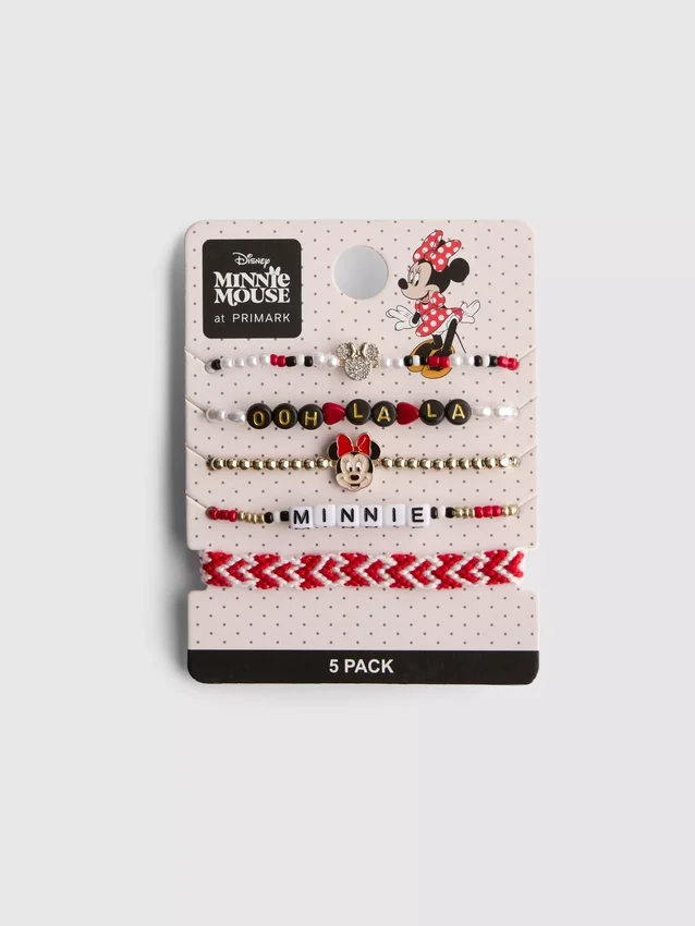 Disney's minnie mouse bracelet set