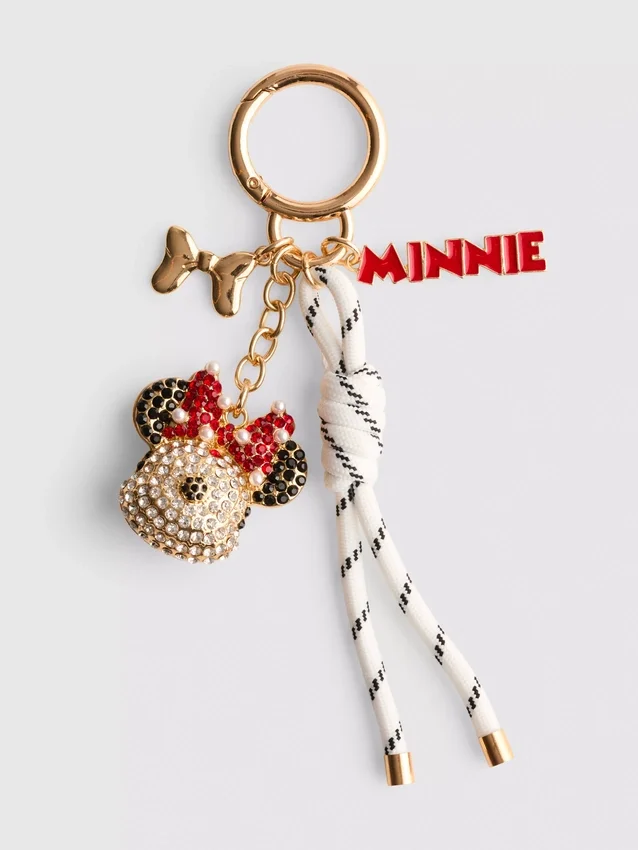 Disney's minnie mouse charm keychain