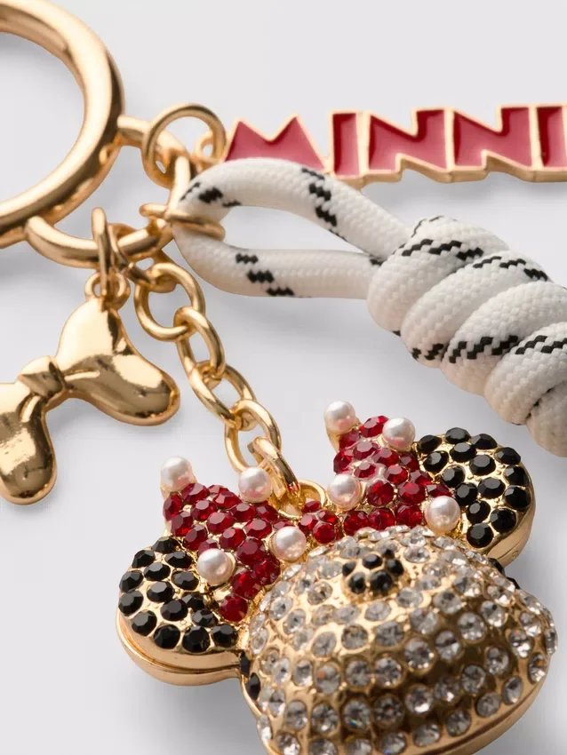 Disney's minnie mouse charm keychain
