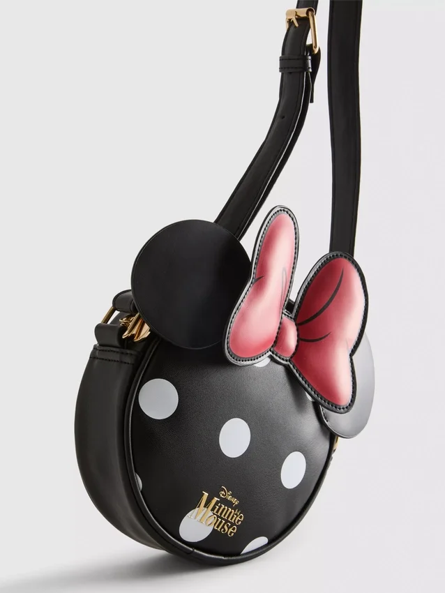 Disney's minnie mouse circular crossbody bag