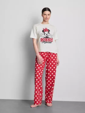 Disney's minnie mouse cotton graphic pajamas