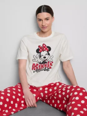 Disney’s minnie mouse cotton graphic pajamas
