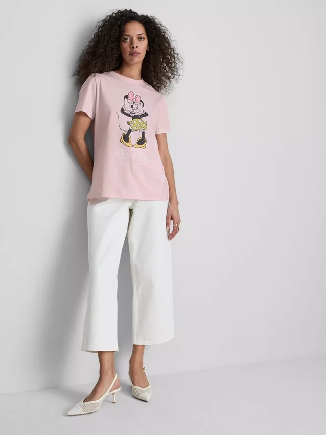 Disney's minnie mouse cotton graphic tee