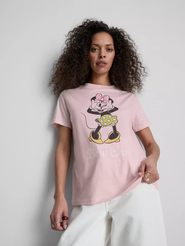 Disney's minnie mouse cotton graphic tee