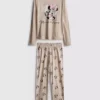 Disney's minnie mouse cotton printed pajamas