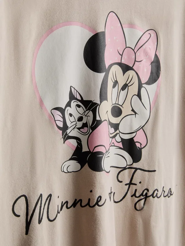 Disney's minnie mouse cotton printed pajamas