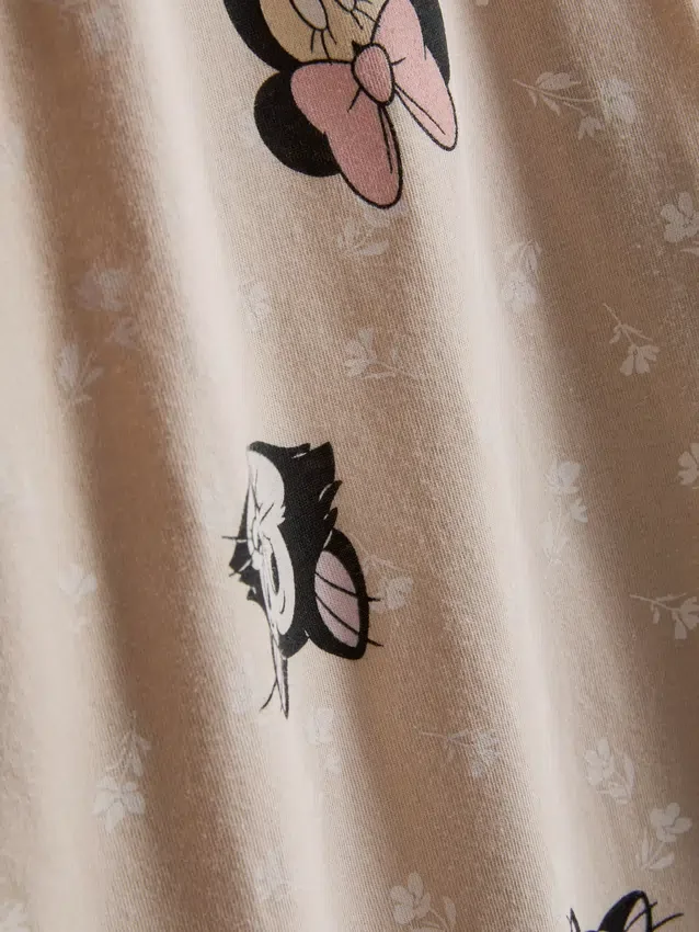 Disney's minnie mouse cotton printed pajamas