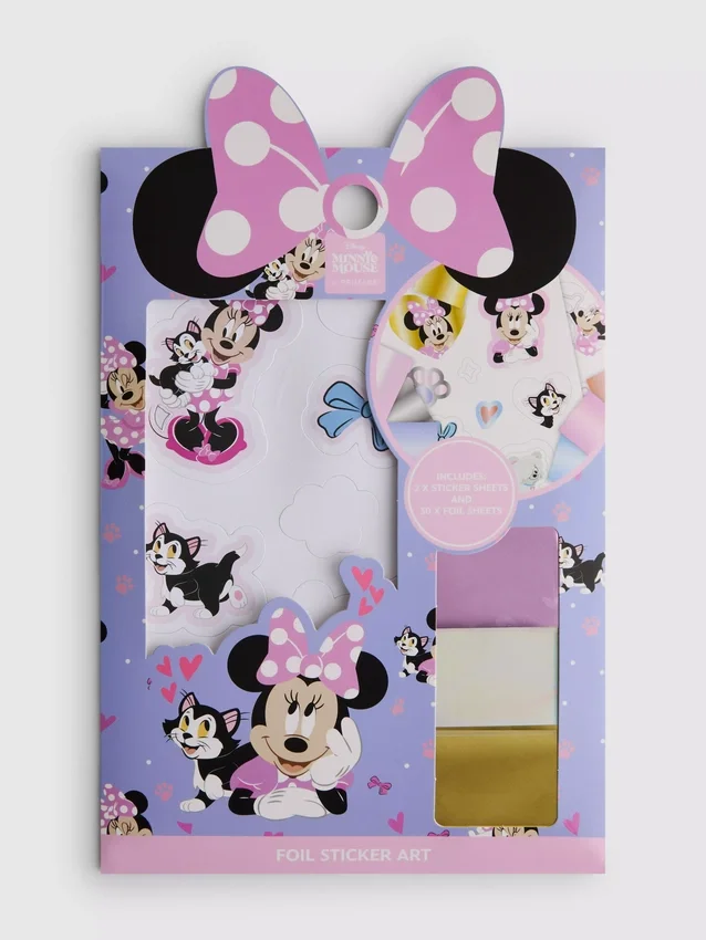 Disney's minnie mouse foil sticker set