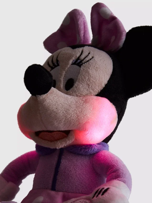 Disney's minnie mouse light-up plush toy