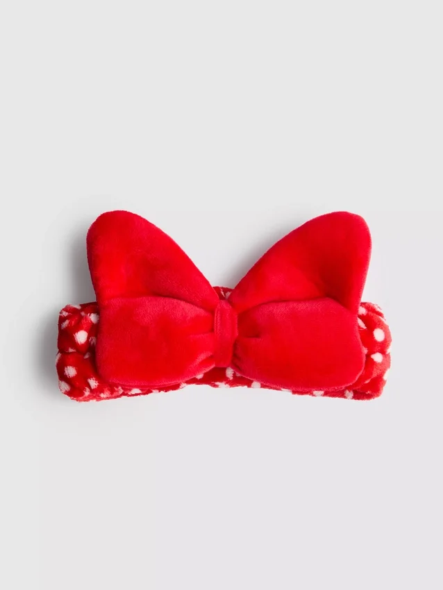 Disney's minnie mouse plush bow headband
