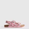Disney's minnie mouse slingback double buckle strap sandals
