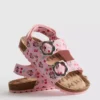 Disney's minnie mouse slingback double buckle strap sandals