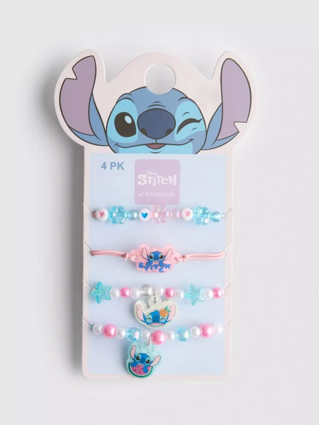 Disney's stitch 4pk bracelets