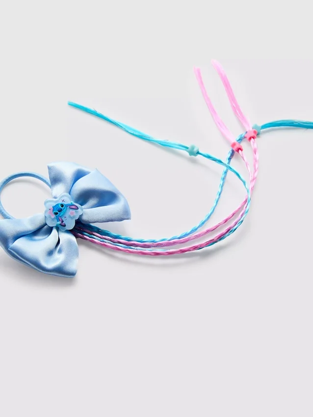 Disney's stitch bow braid hair tie