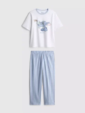 Disney's stitch cotton graphic pajamas