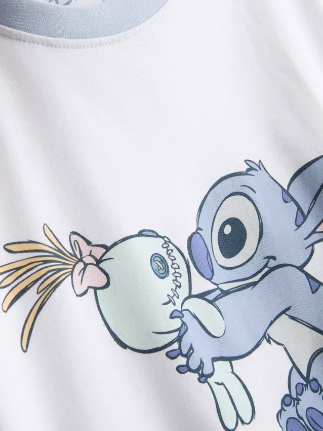 Disney's stitch cotton graphic pajamas
