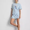 Disney's stitch cotton graphic shorty pajamas