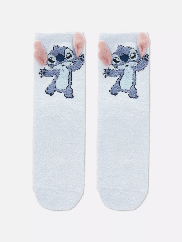 Disney's stitch cozy socks