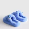 Disney's stitch fluffy double-strap slippers