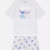 Disney's stitch graphic shorty pajamas