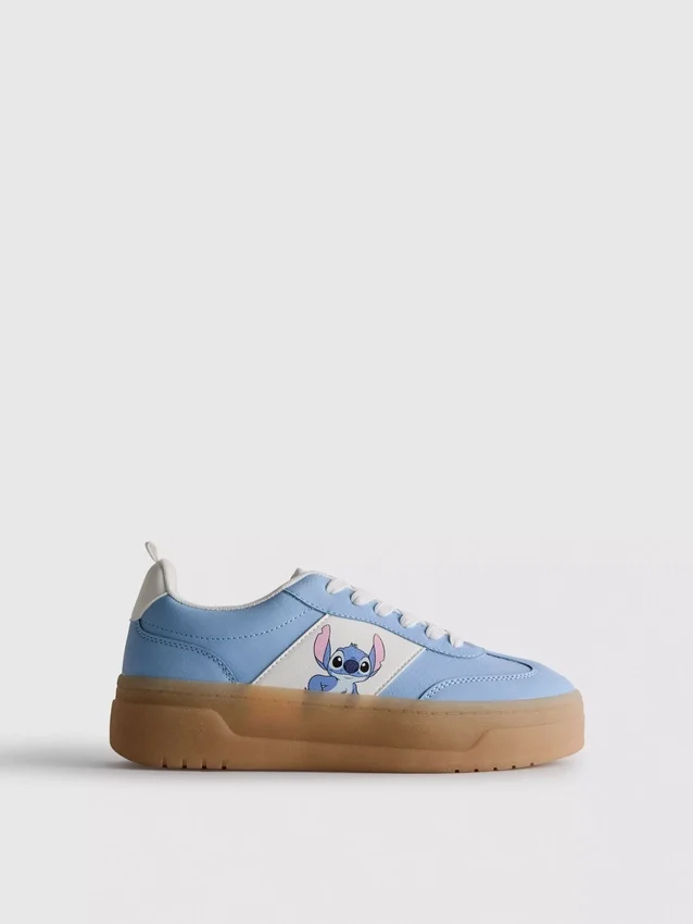 Disney's stitch gum-sole chunky sneakers