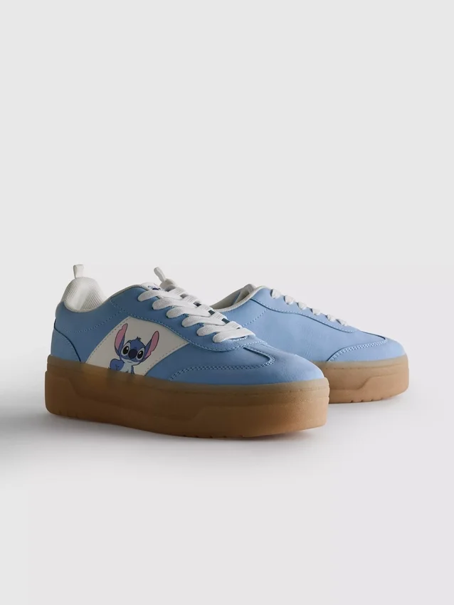 Disney's stitch gum-sole chunky sneakers