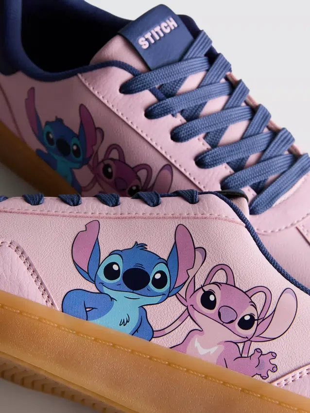 Disney's stitch gum sole sneakers