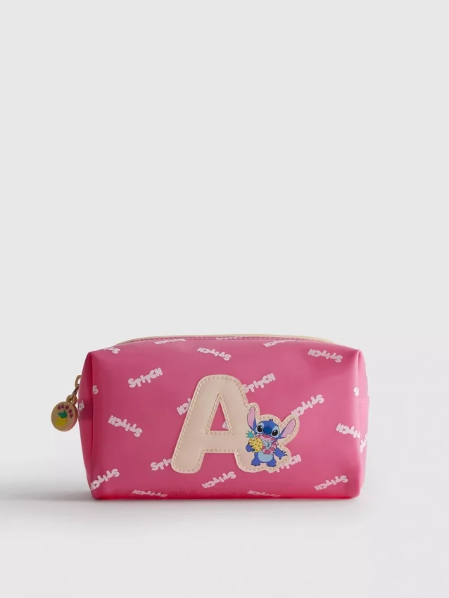 Disney's stitch initial pencil case