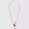 Disney's stitch initial pendant necklace