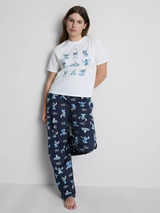 Disney's stitch t-shirt pajamas