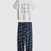 Disney's stitch t-shirt pajamas
