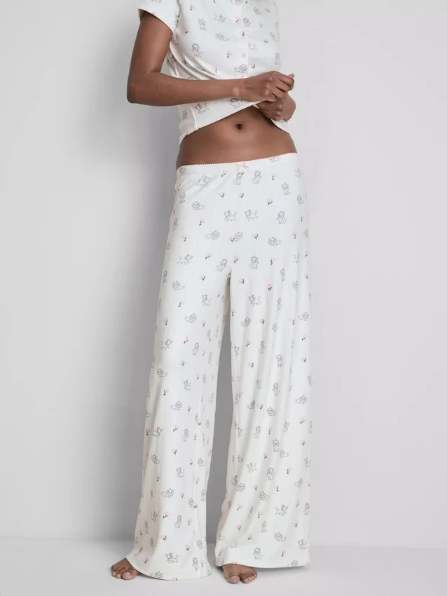 Disney's the aristocats marie ribbed pajama bottoms
